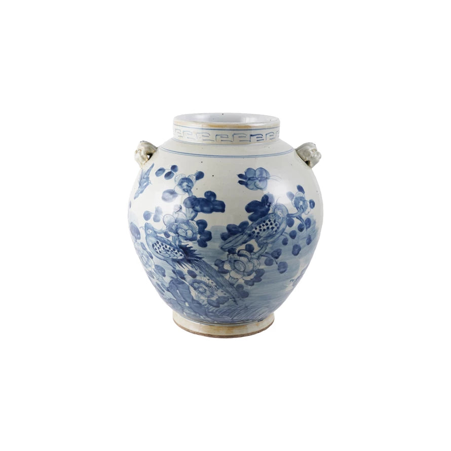 Hand Painted Vintage Cachepot