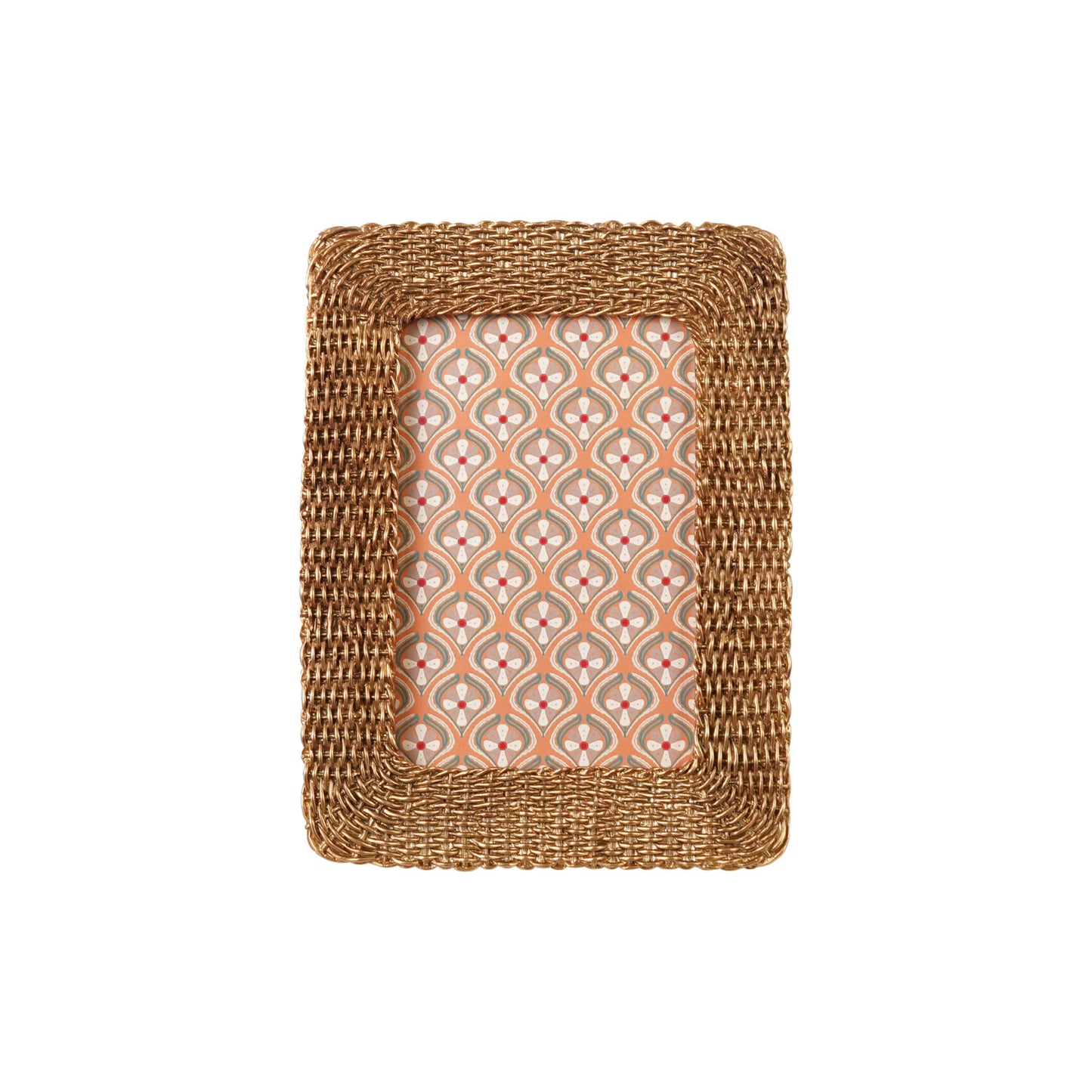 Gold Woven Frame