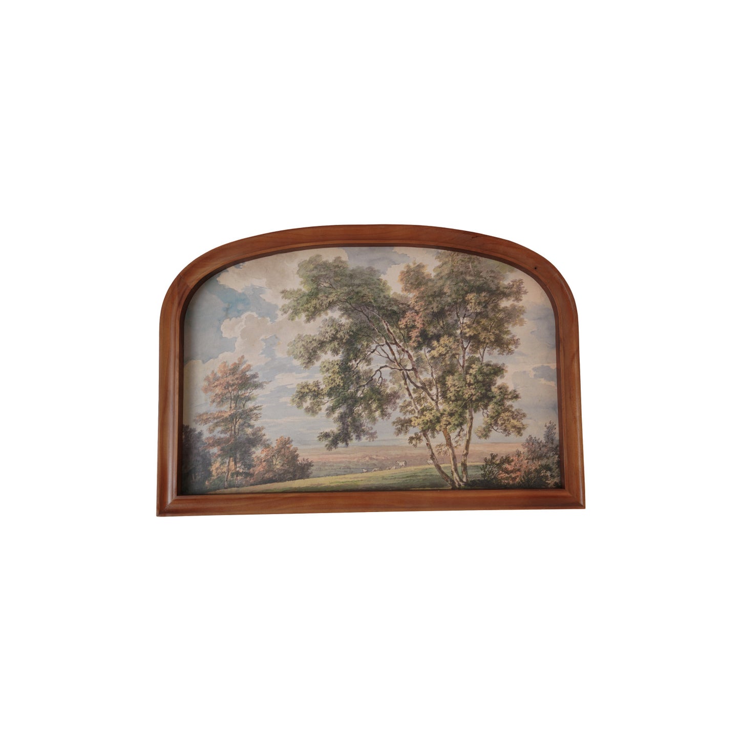 Wood Arched Framed Landscape