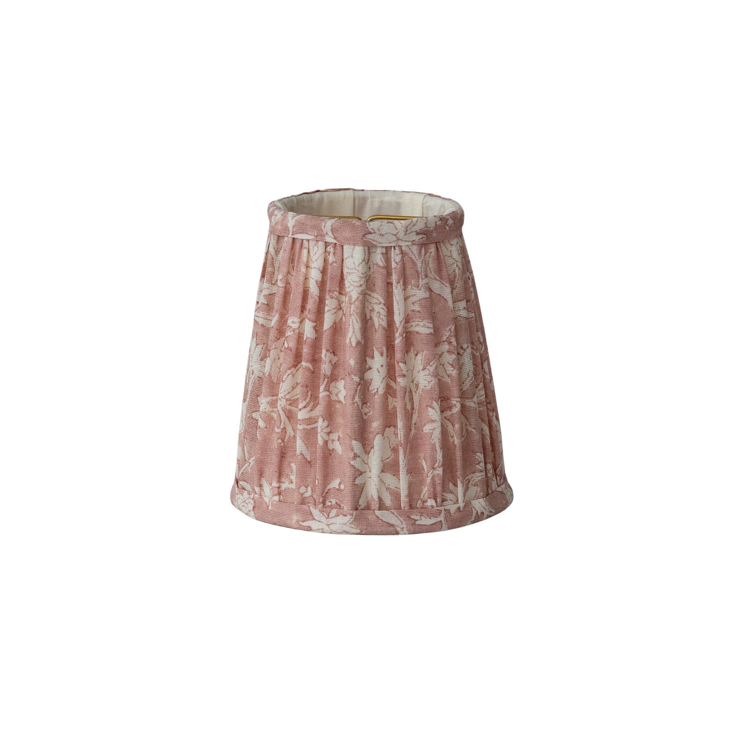 Cotton Blend Printed Pleated Clip-on Chandelier/Sconce Lampshade