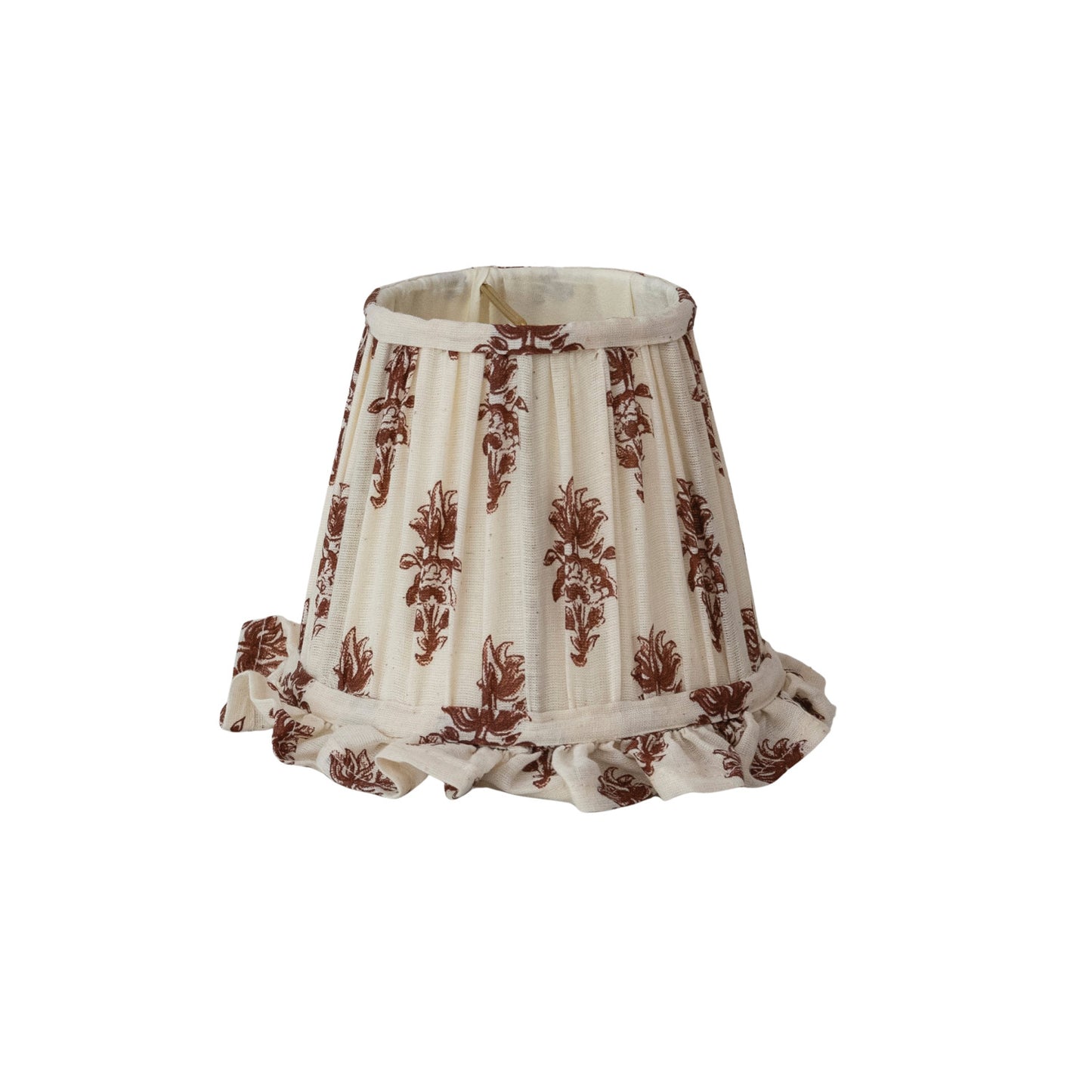Cotton Blend Pleated Clip-on Chandelier/Sconce Lampshade