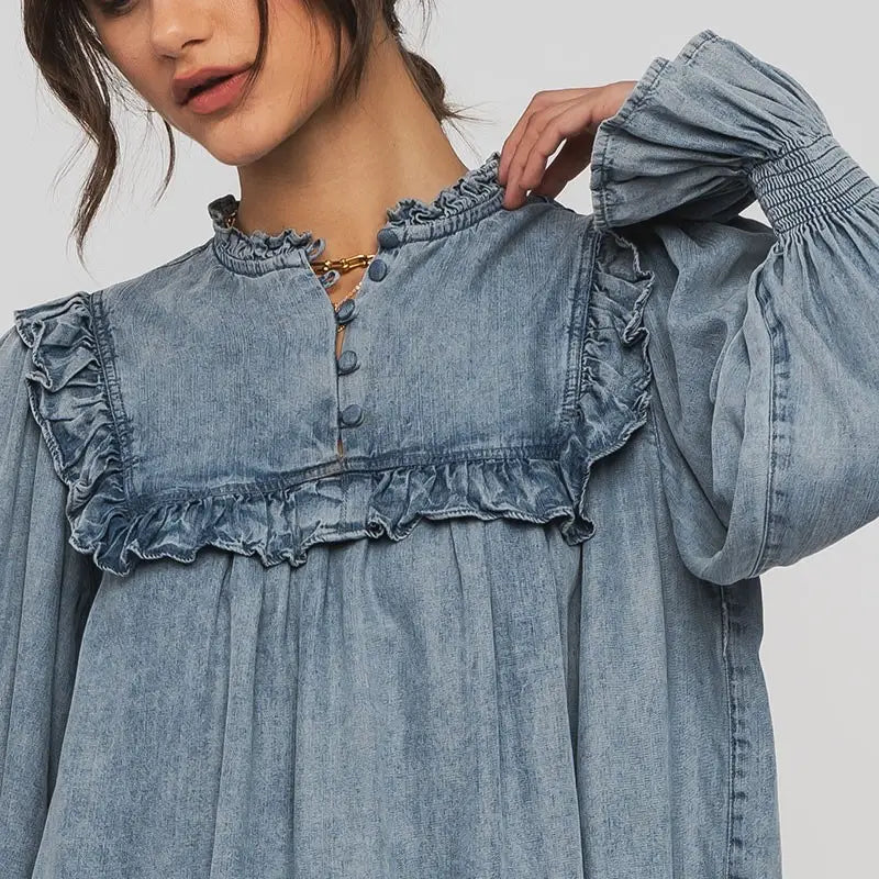 Ruffle Renaissance Blouse