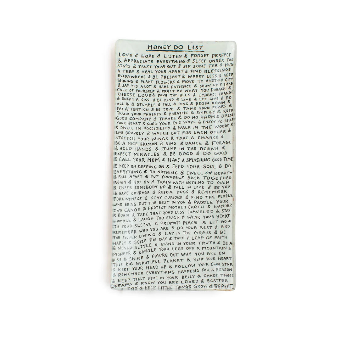 Honey Do Small List Decoupage Plate