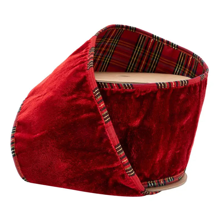 Red Plush Velvet Ribbon