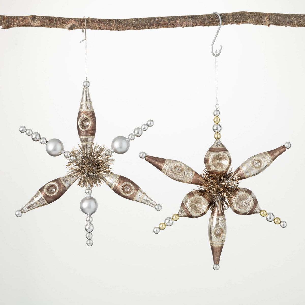 Vintage Snowflake Ornaments