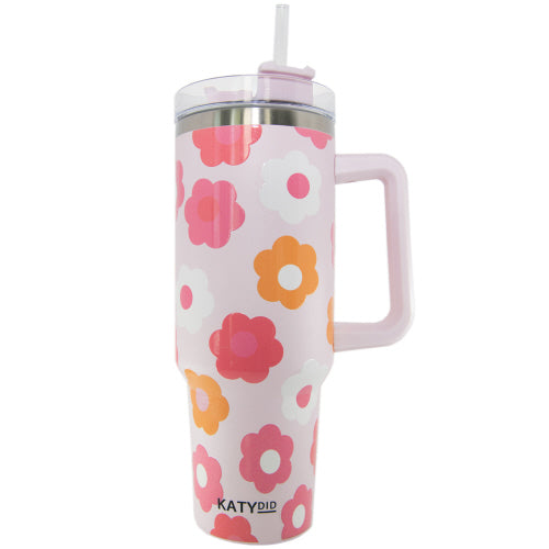 Groovy Flowers Tumbler Cup