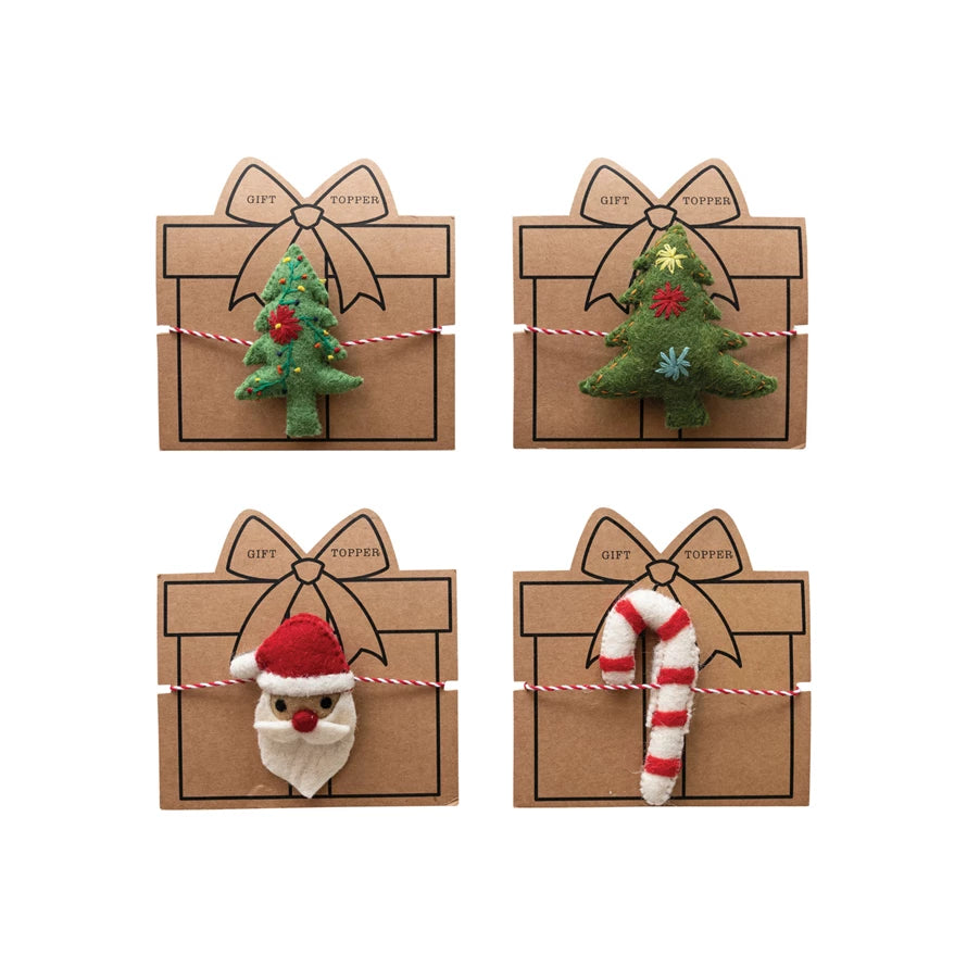 Wool Felt Gift Topper