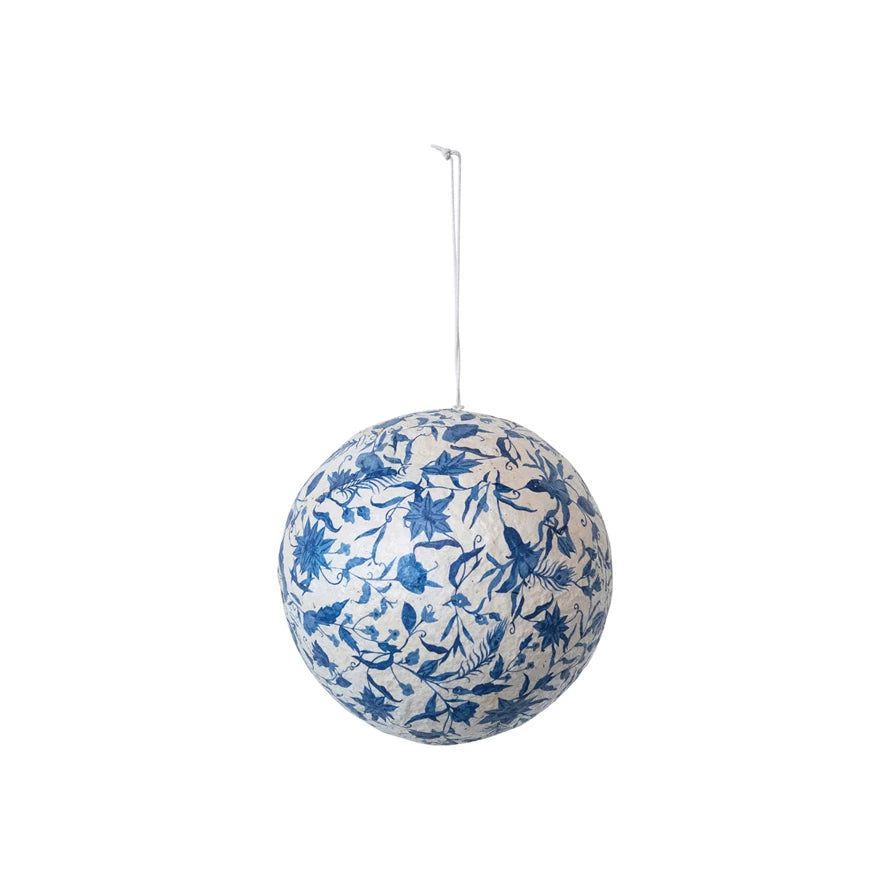 Printed Paper Mache Ornament