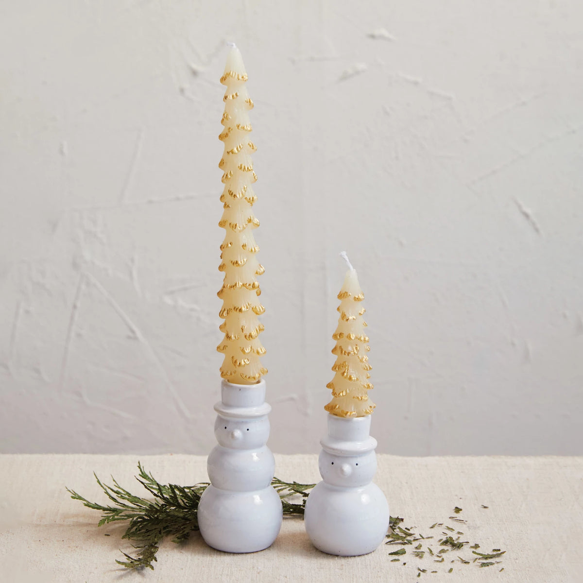 Small Snowman Taper Holder