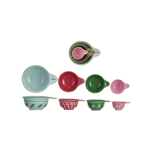 Holiday Patterned Measuring Cups