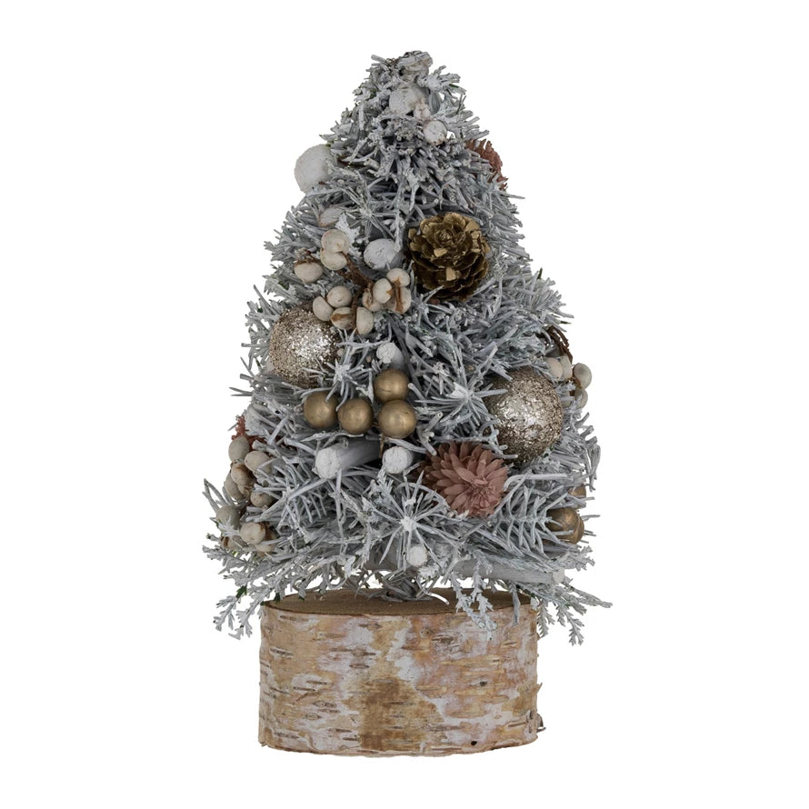 Tree w/ Pinecones & Ornaments