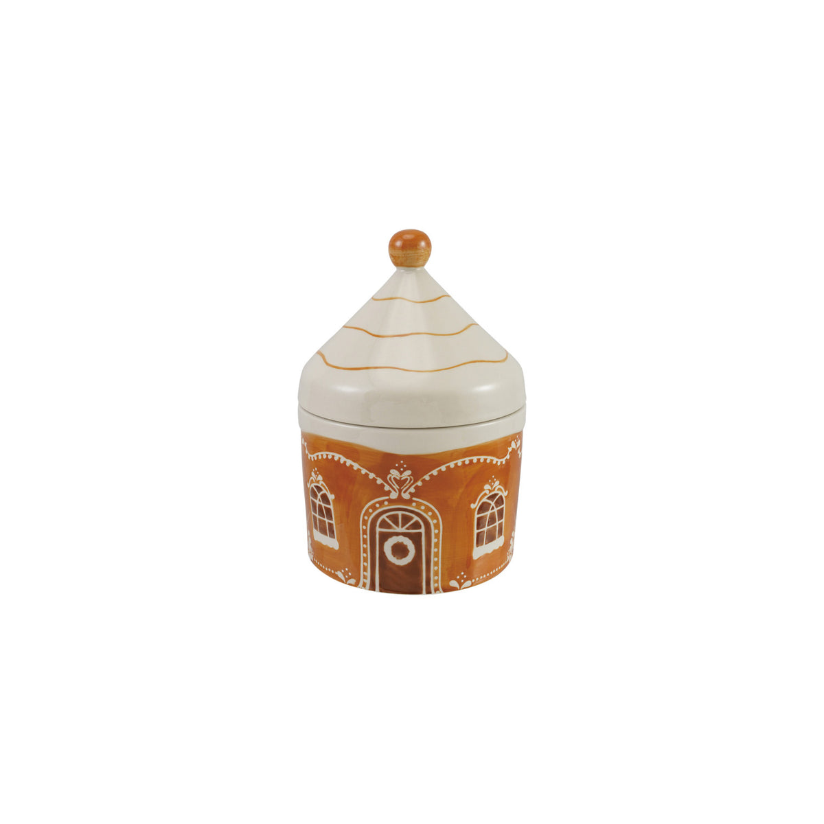 Gingerbread Cookie Jar With Lid
