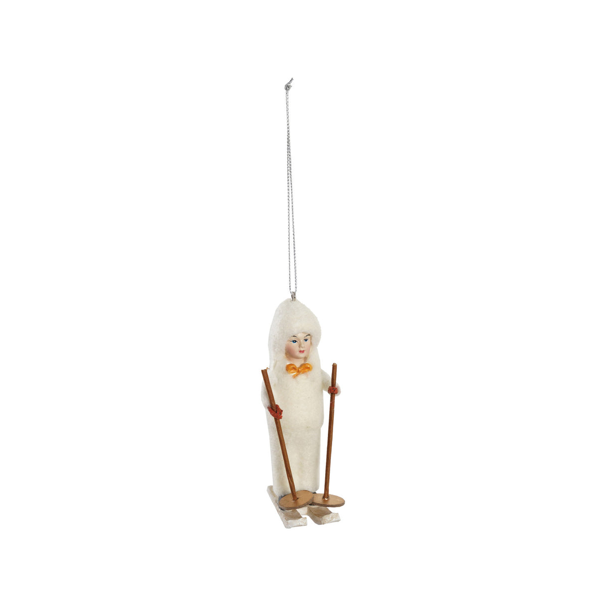 Child Skiing Resin Ornament