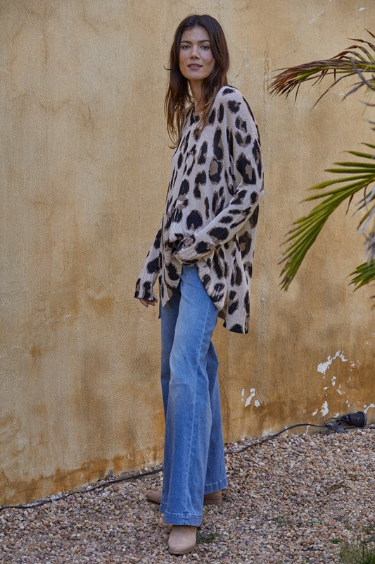 Leopard Oversized Top