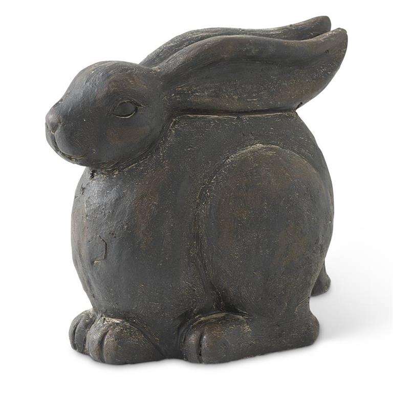 Dark Brown Sitting Rabbit