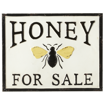 Honey For Sale Sign