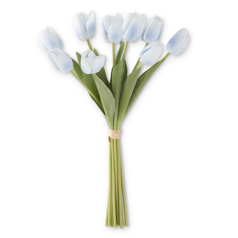 Real Touch 19" Blue Tulip Bundle