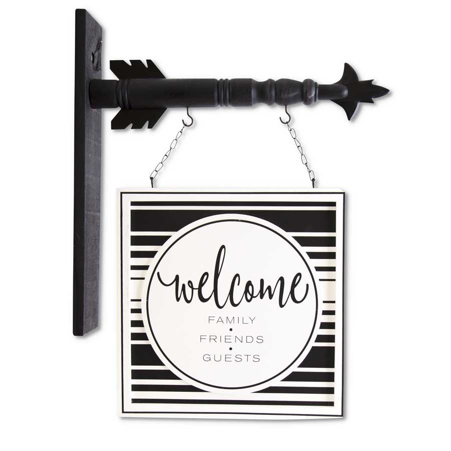 Welcome Hanging Sign