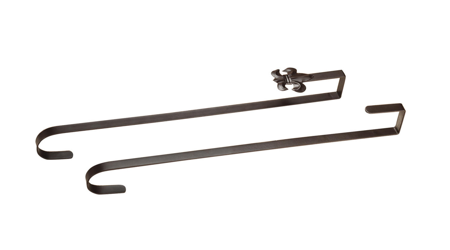 Brown Metal Wreath Hook