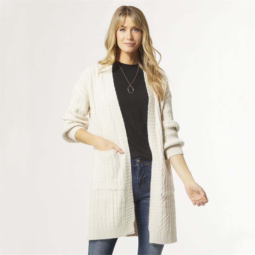 Maya Cable Knit Cardigan