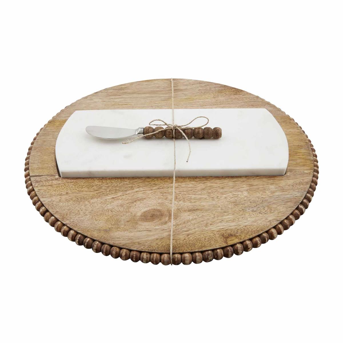Marble Inset Serving Board Set