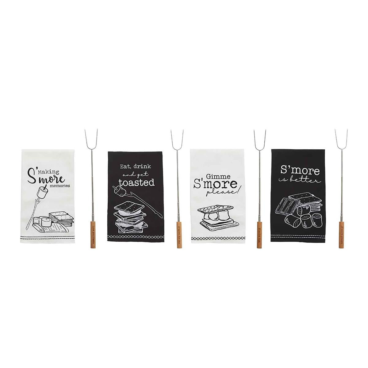 S'more Towel & Roasting Stick Set