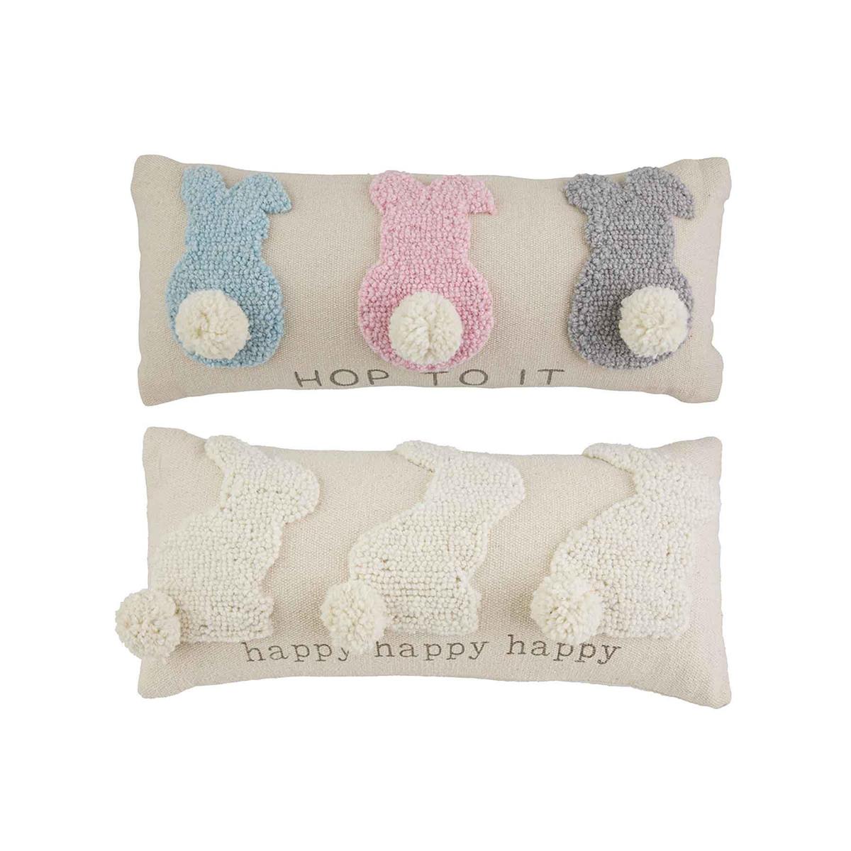 Bunny Tail Hooked Pillows