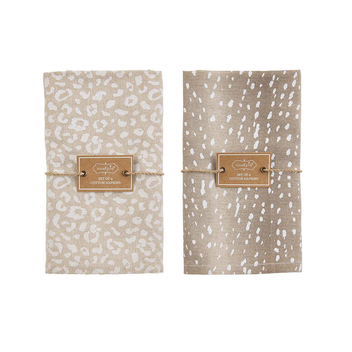 ANIMAL PRINT NAPKIN SETS