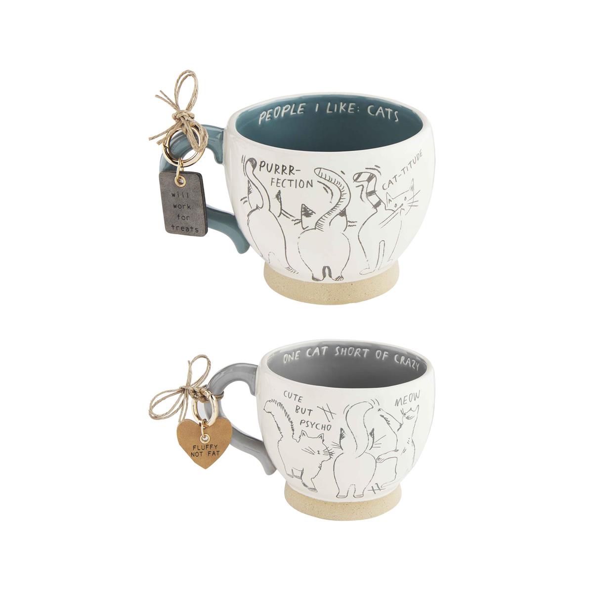 CAT MUG & COLLAR CHARM SETS