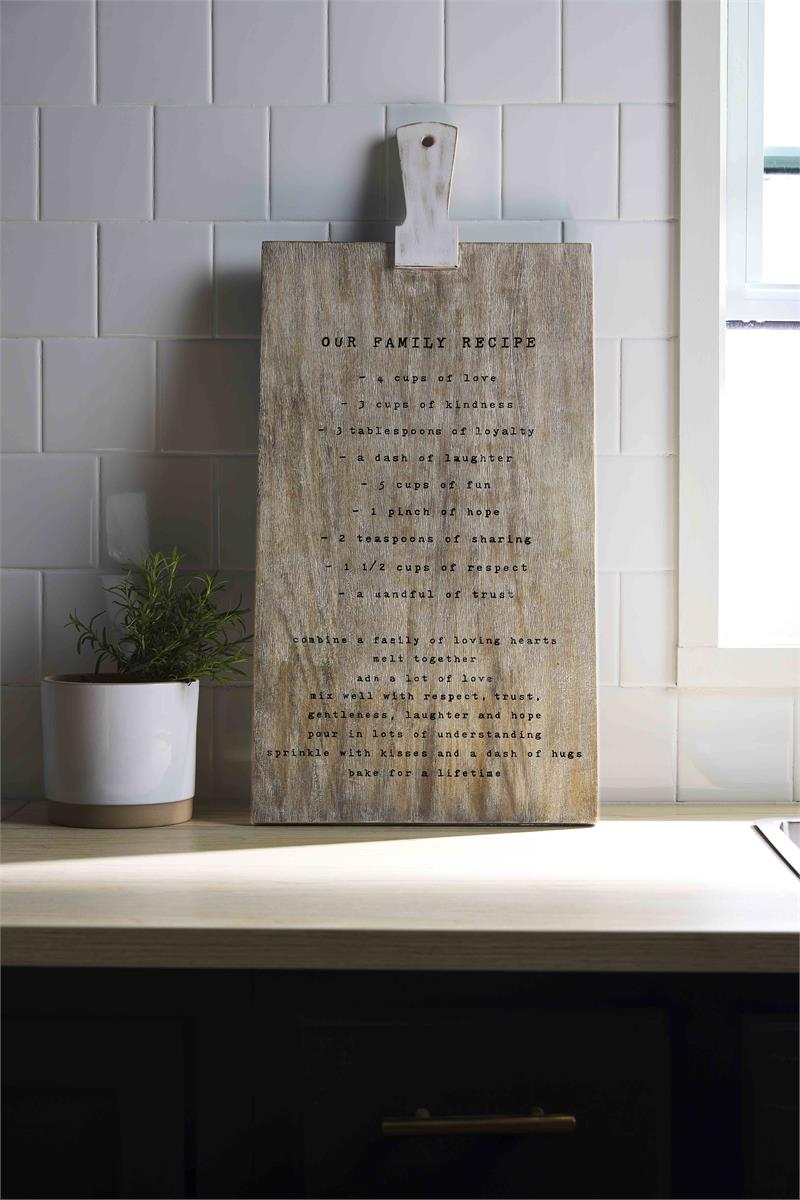 Family Recipe Board