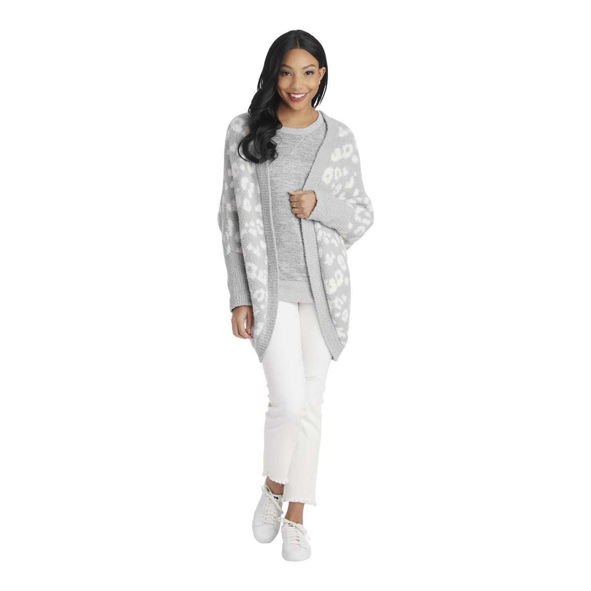 Shylah Cocoon Gray Cardigan