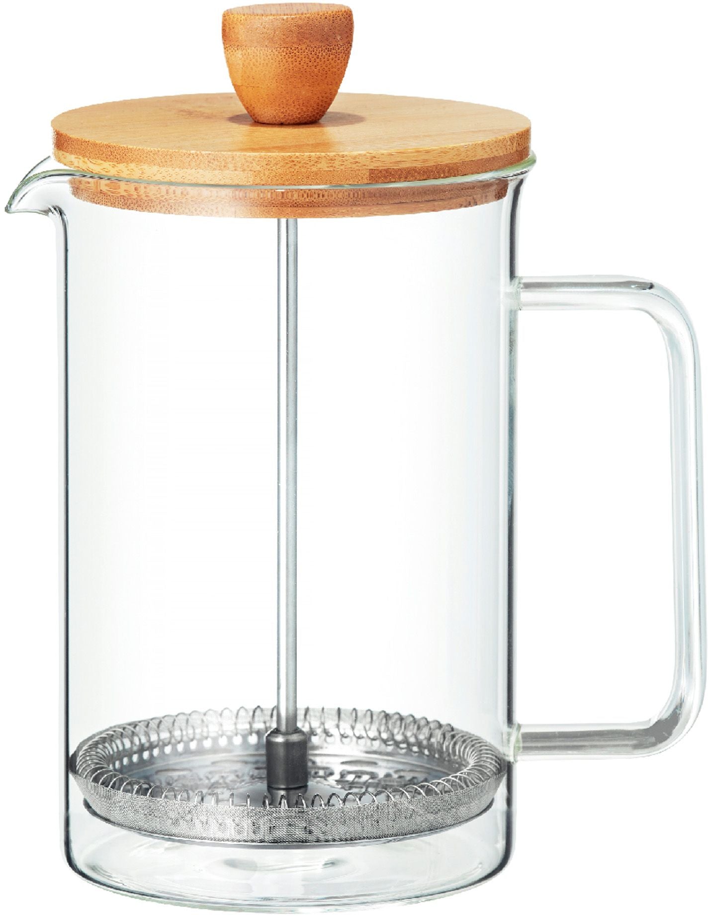 MAISON CAFE COFFEE PRESS WITH BAMBOO LID