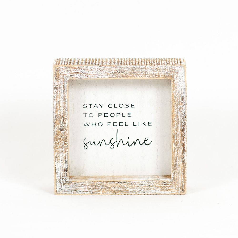 Sunshine Wood Sign