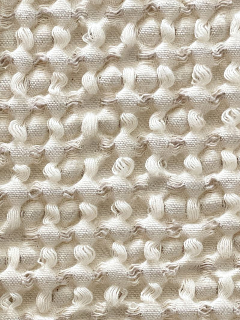 Ivory & Taupe Cotton Waffle Weave Bedding