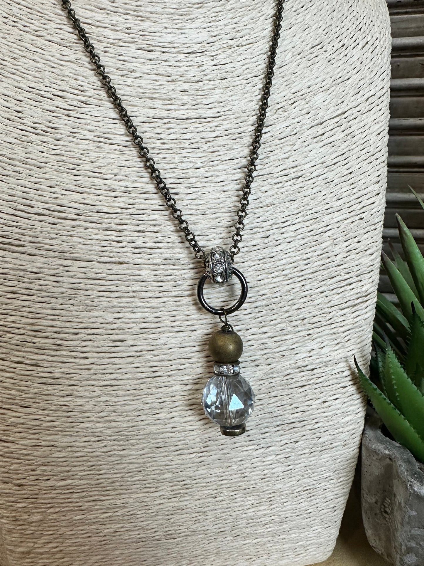 Moody Blues Crystal Necklace