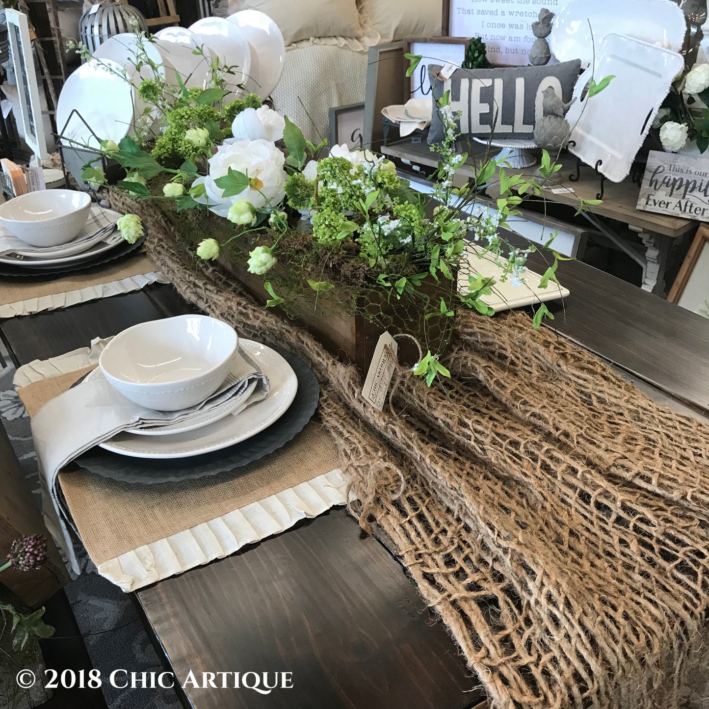 Burlap Runner
