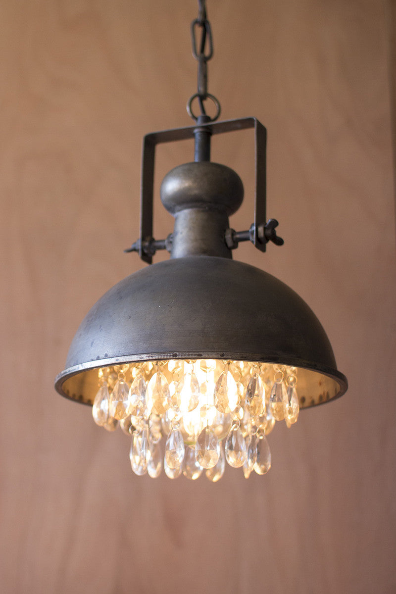 Hanging Gem Metal Pendant Light