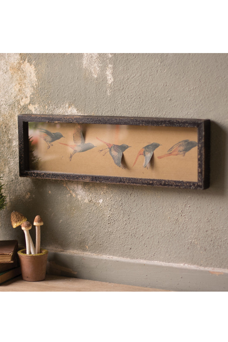 Framed Paper Flying Birds