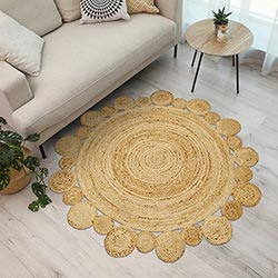 Flower Round Rug