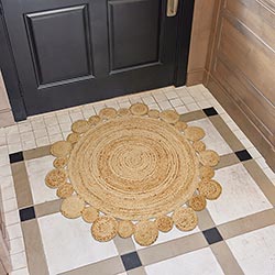 Flower Round Rug