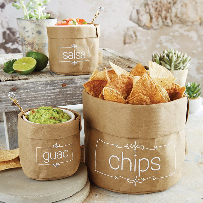 Kraft Chip Holder Large