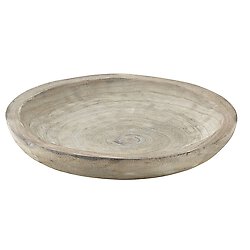 Paulownia Wood Bowl - Medium - Grey