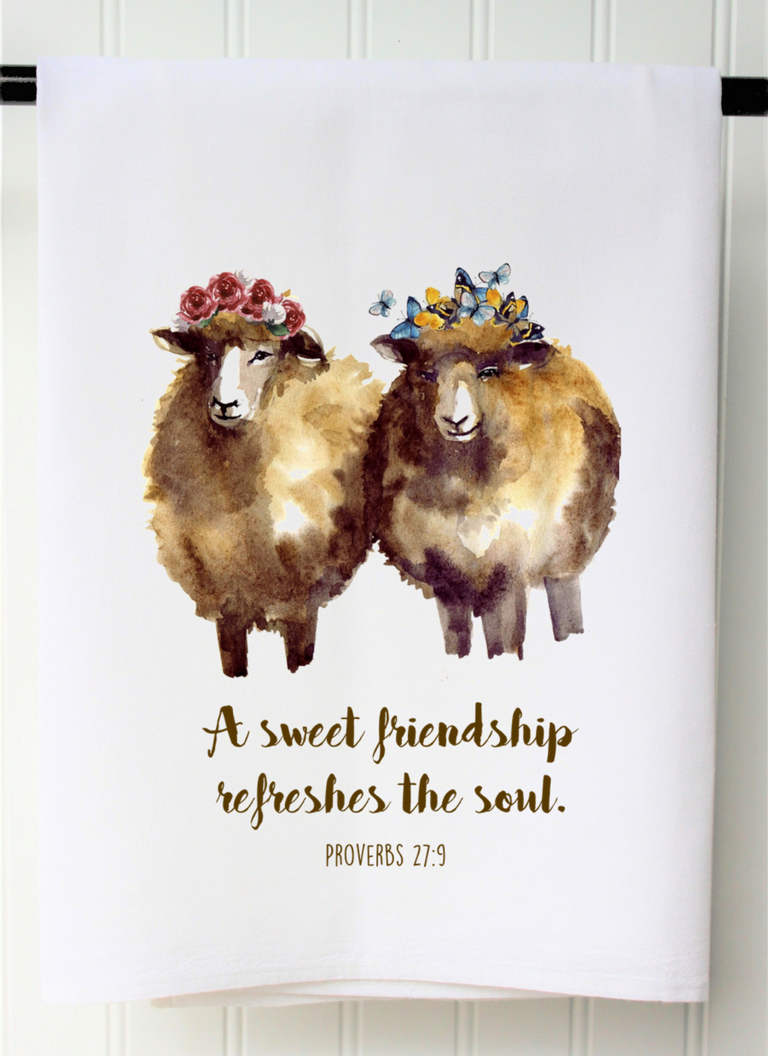Sweet Friendship Flour Sack Towel