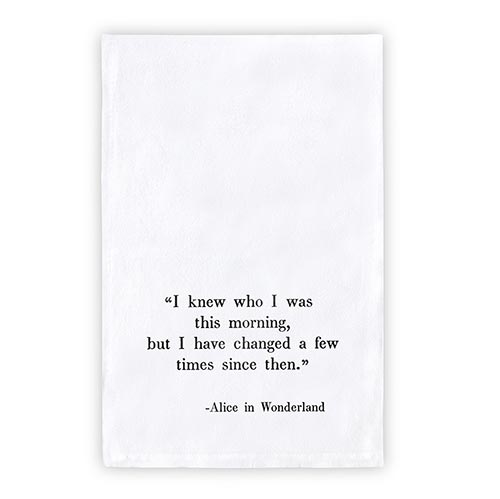 Alice In Wonderland Tea Towel