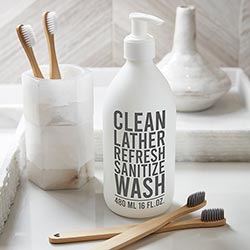 Matte White Soap Dispenser
