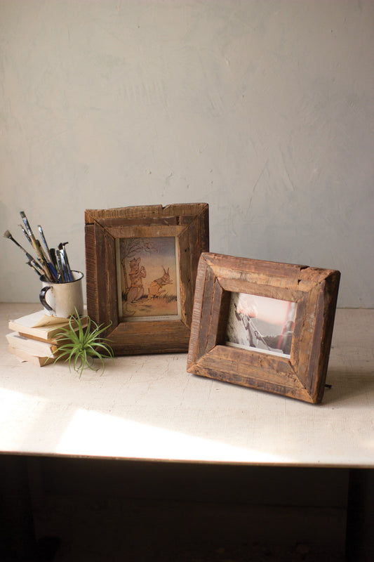 Recycled Wooden Photo Frame
