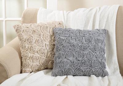 Rose Texture Down Pillow