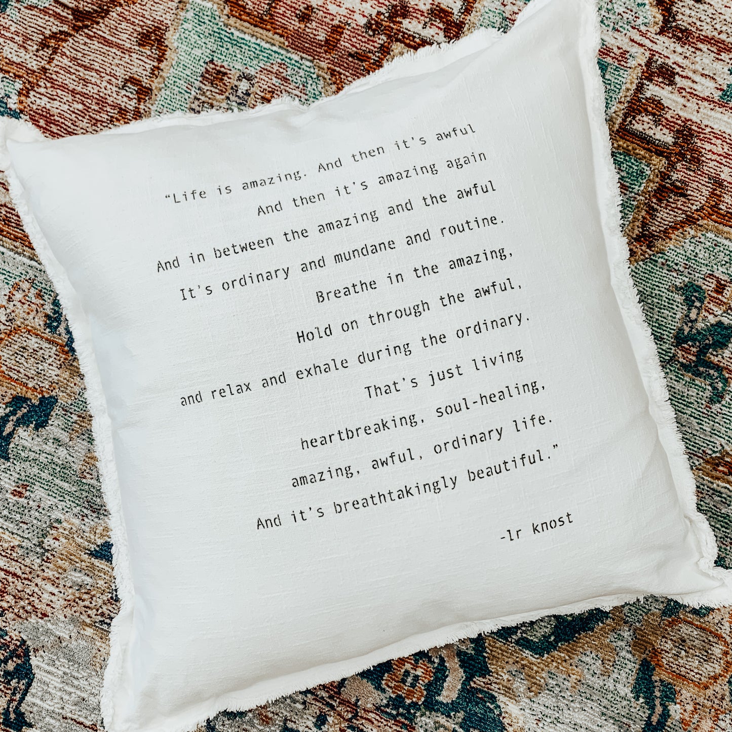 Life Is Amazing Euro Pillow