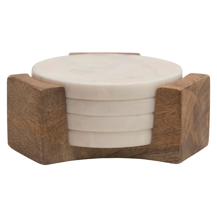 Marble Coaster Set
