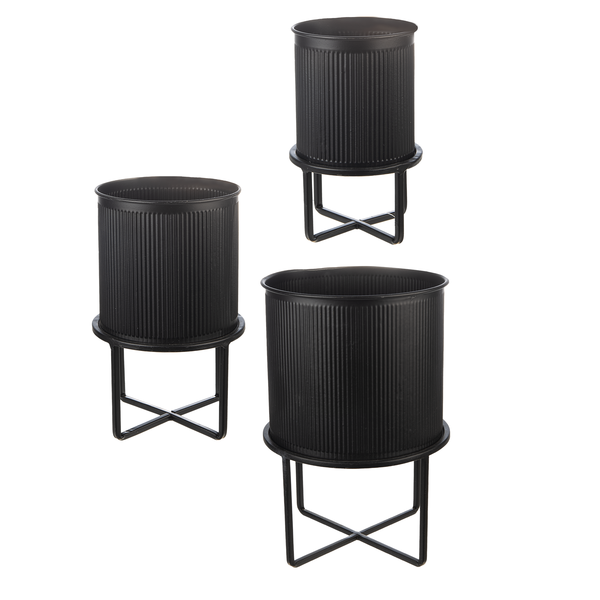 Black Mini Planter Stands